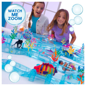 Zhu Zhu Aquarium Bubble Ball & Surfboard Playset